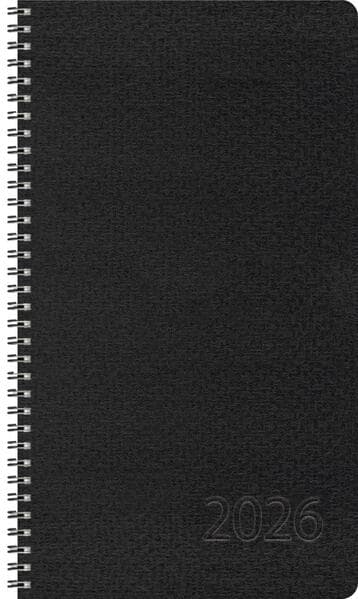 Taschenkalender Wochentimer Small Schwarz 2026