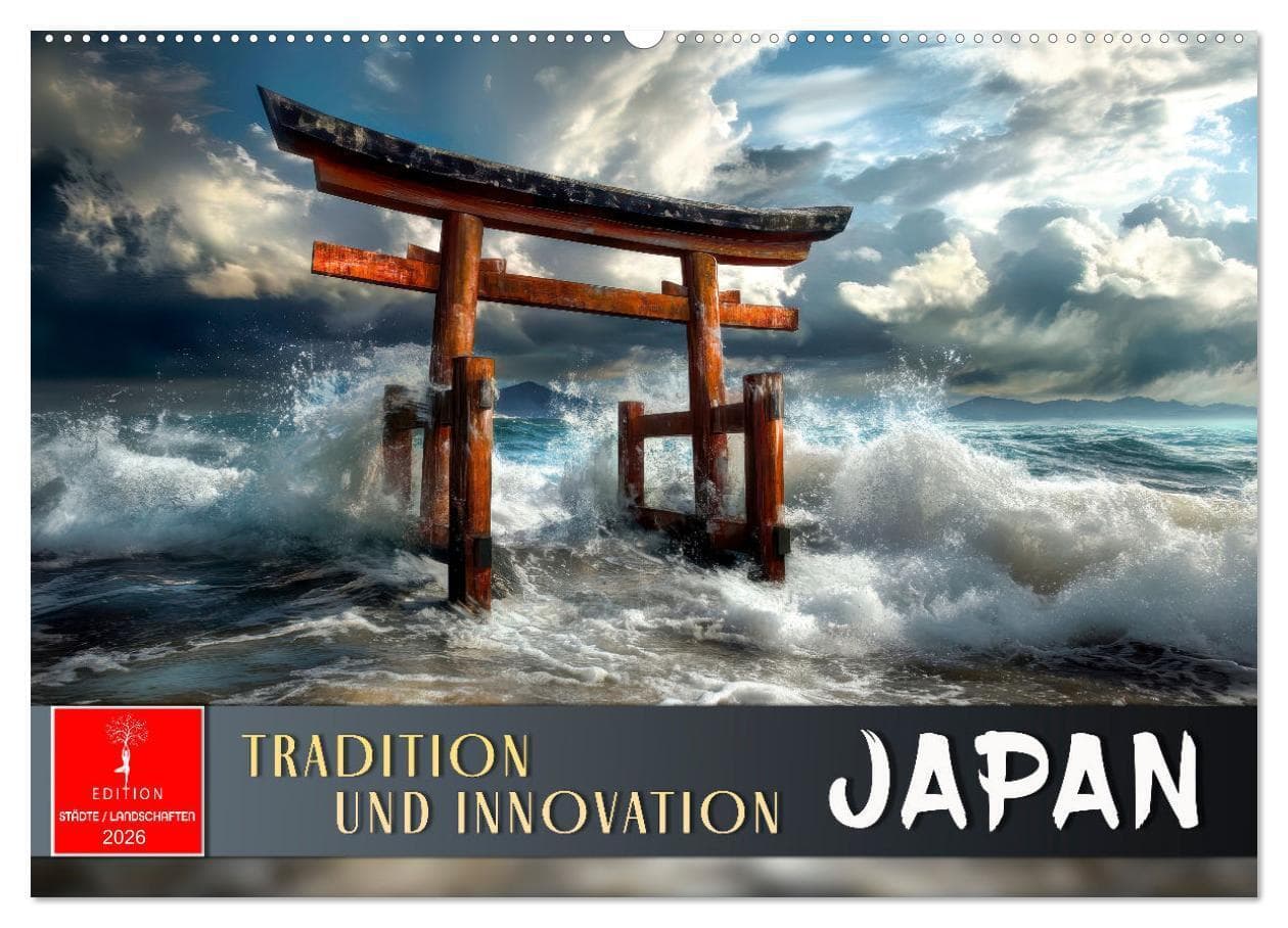 Japan - Tradition und Innovation (Wandkalender 2026 DIN A2 quer), CALVENDO Monatskalender