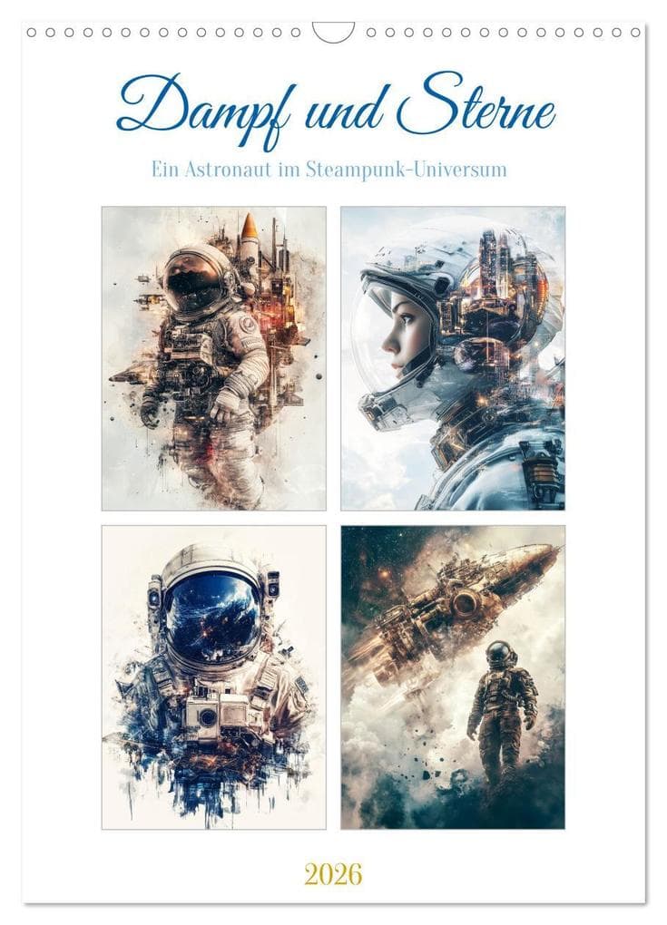 Dampf und Sterne (Wandkalender 2026 DIN A3 hoch), CALVENDO Monatskalender