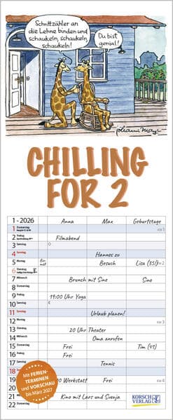 Chilling for 2 2026