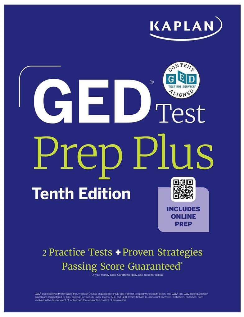 GED Test Prep Plus, Tenth Edition (2026): Includes a Diagnostic Pretest, 2 Full Length Practice Tests, 1000+ Practice Questions, and 60+ Online Videos