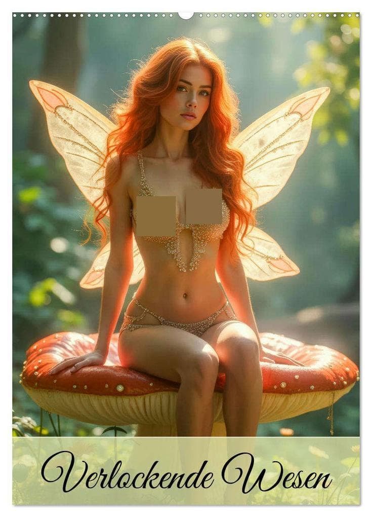 Verlockende Wesen (Wandkalender 2026 DIN A2 hoch), CALVENDO Monatskalender