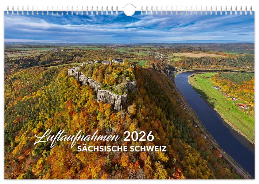Kalender Sächsische Schweiz Luftaufnahmen 2026