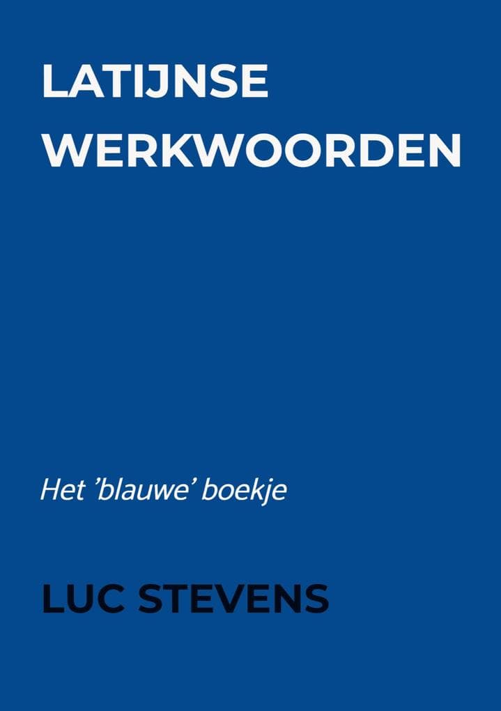 Latijnse werkwoorden