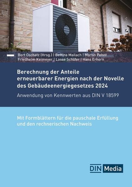 Berechnung der Anteile erneuerbarer Energien nach der Novelle des Gebäudeenergiegesetzes 2024 - Buch mit E-Book