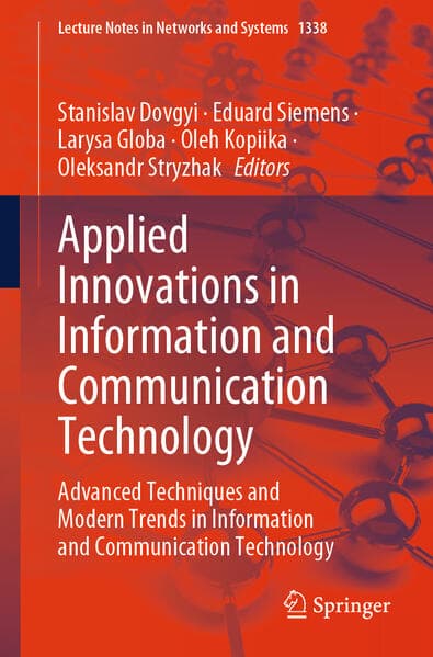 Applied Innovations in Information and Communication Technology