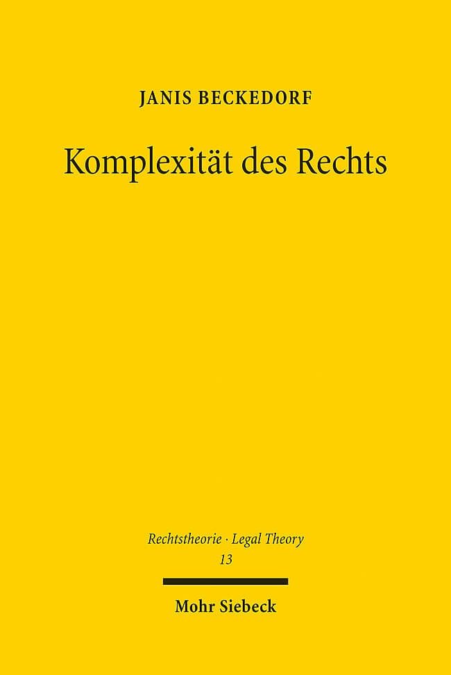 Komplexität des Rechts