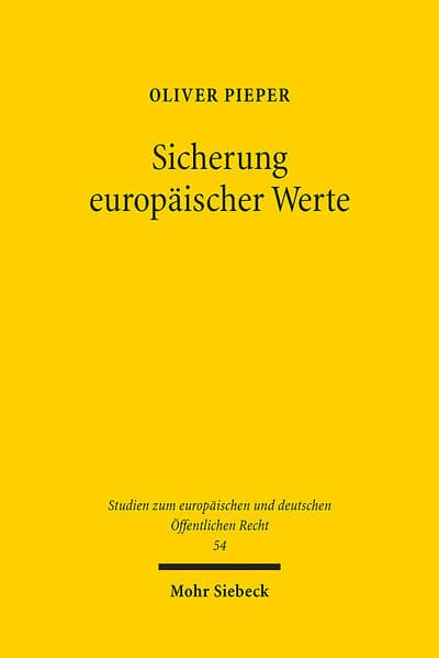 Sicherung europäischer Werte