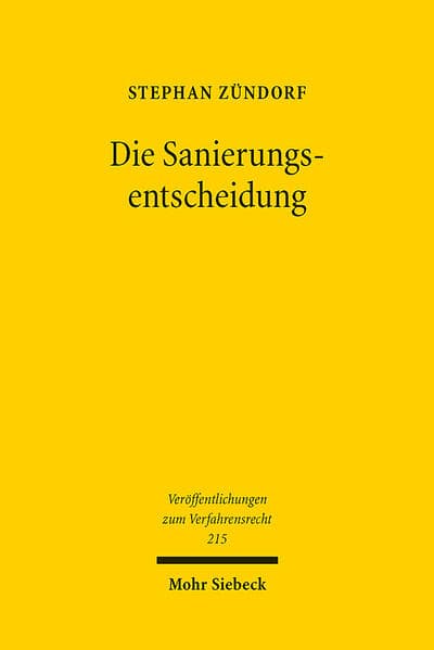 Die Sanierungsentscheidung