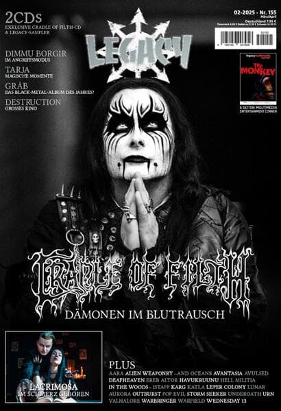 LEGACY MAGAZIN: THE VOICE FROM THE DARKSIDE. Ausgabe #155 (2/2025)