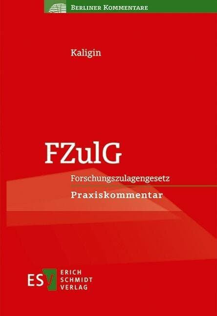 FZulG Forschungszulagengesetz