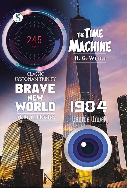 Brave New World and 1984 and The Time Machine Combo Set Of 3 Book