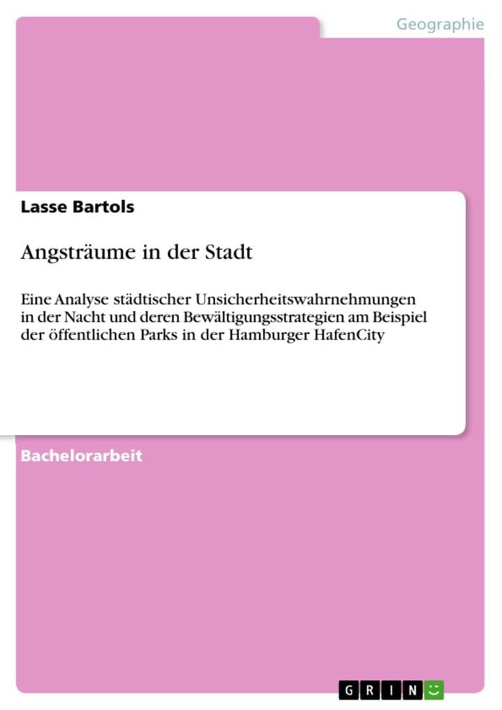Angsträume in der Stadt