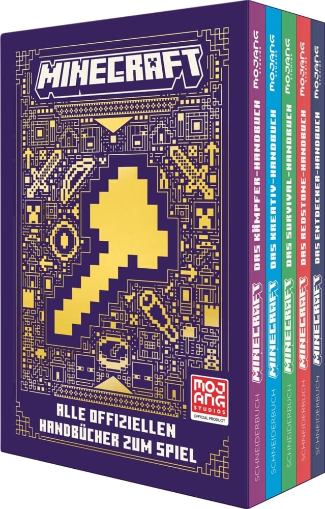 Minecraft Alle offiziellen Handbücher zum Spiel