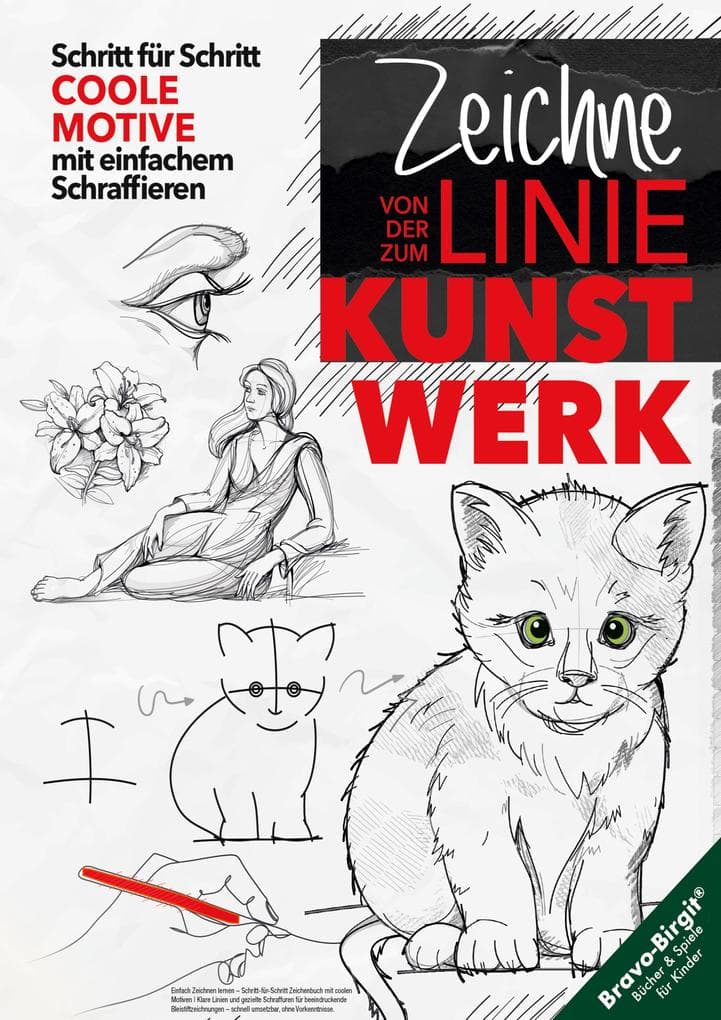 Einfach Zeichnen lernen - Schritt-für-Schritt Zeichenbuch mit coolen Motiven