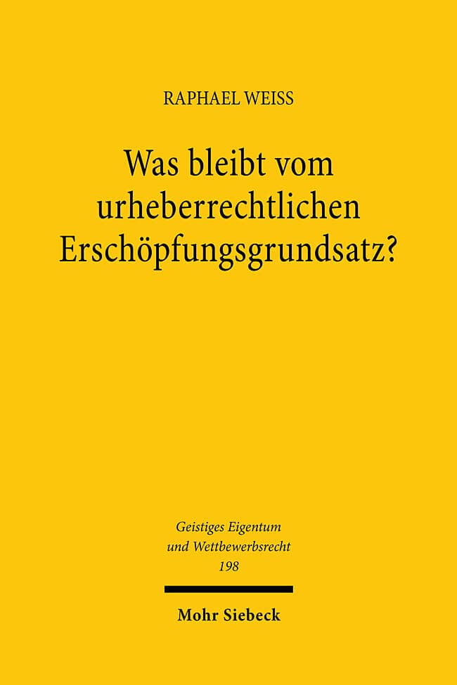Was bleibt vom urheberrechtlichen Erschöpfungsgrundsatz?
