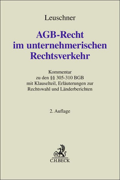 AGB-Recht im unternehmerischen Rechtsverkehr