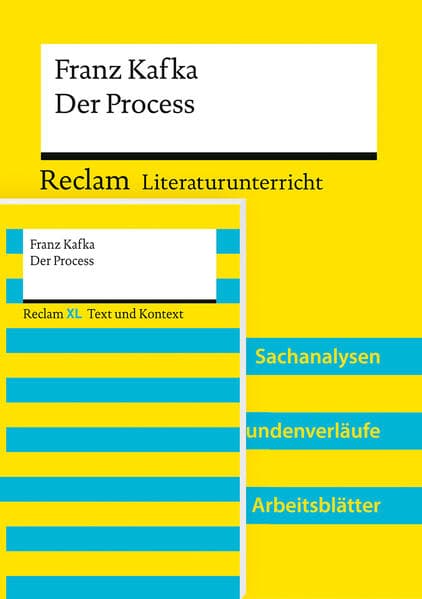 Paket für Lehrkräfte "Franz Kafka: Der Process" (Textausgabe und Lehrerband). 2 Bände eingeschweißt