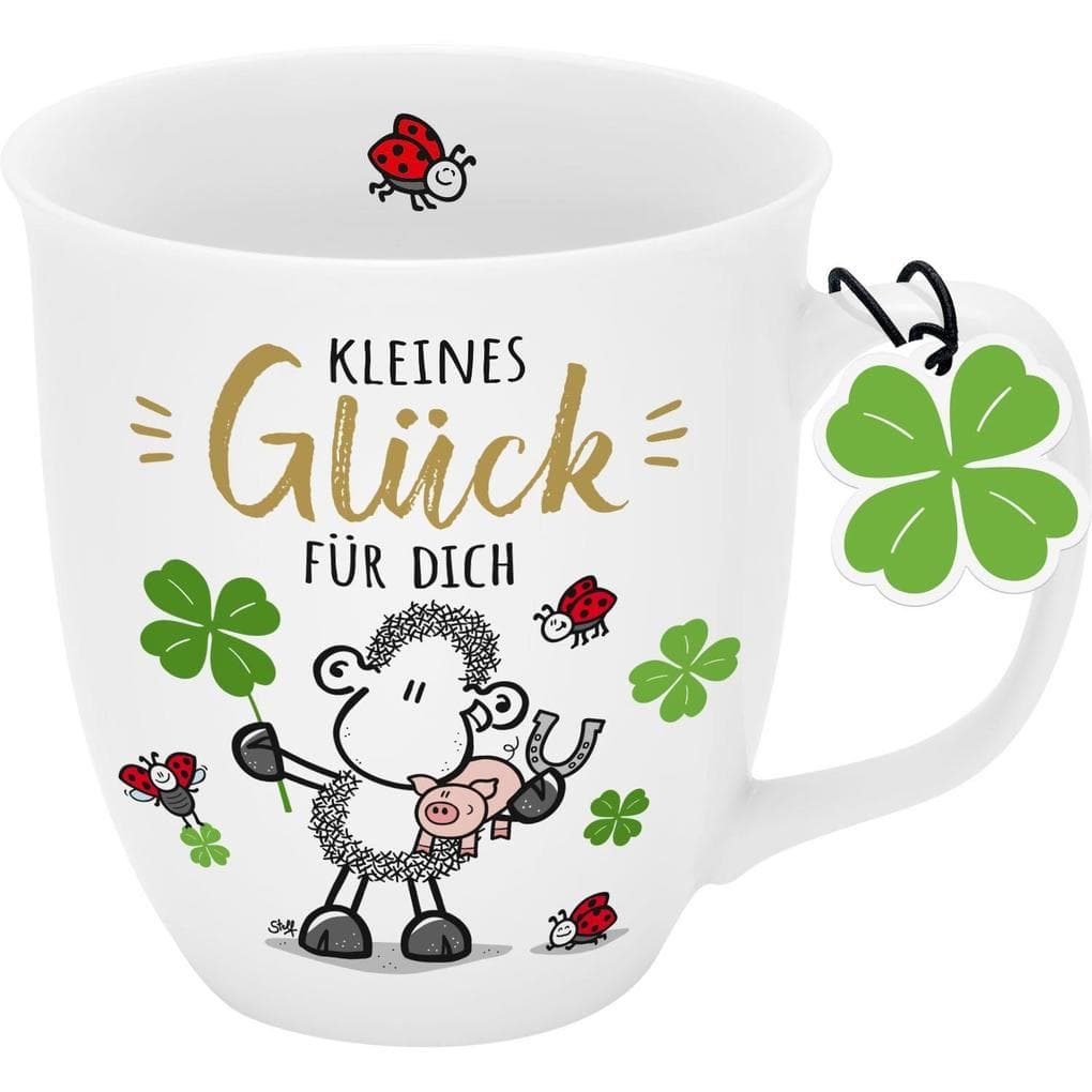 Tasse mit Golddruck "Kleines Glück für dich"