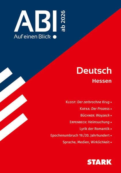 STARK Deutsch - Abi - Auf einen Blick! 2026 Hessen