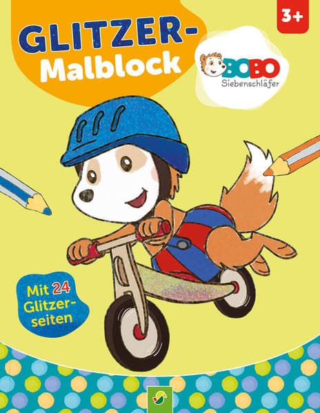 Bobo Siebenschläfer Glitzer-Malblock