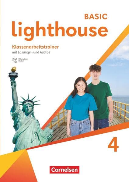 Lighthouse Band 4: 8. Schuljahr - Basic Edition - Klassenarbeitstrainer - Mit Audios, Erklärfilmen und Lösungen
