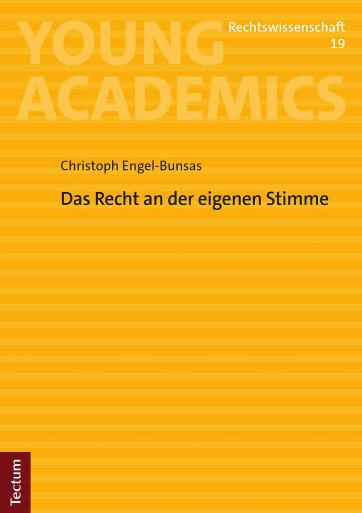 Das Recht an der eigenen Stimme