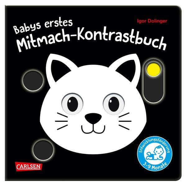 Babys erstes Mitmach-Kontrastbuch