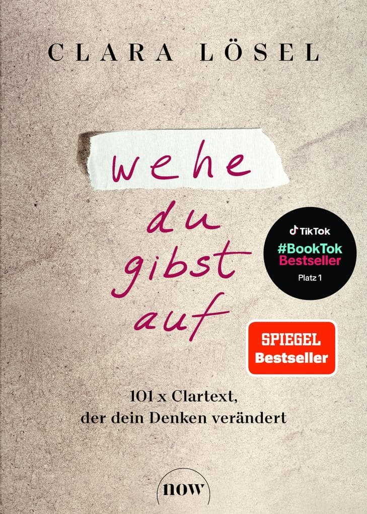 Wehe du gibst auf