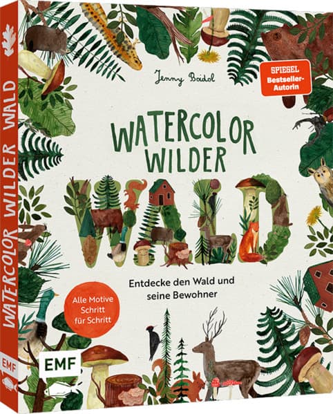 Watercolor - Wilder Wald