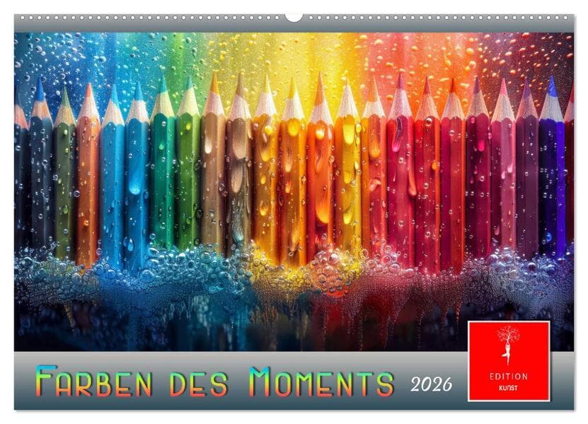 Farben des Moments (Wandkalender 2026 DIN A2 quer), CALVENDO Monatskalender