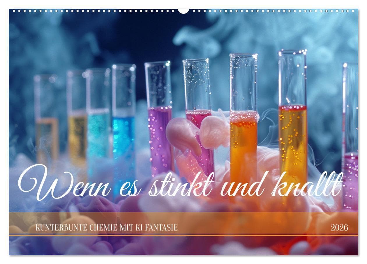 Wenn es stinkt und knallt (Wandkalender 2026 DIN A2 quer), CALVENDO Monatskalender