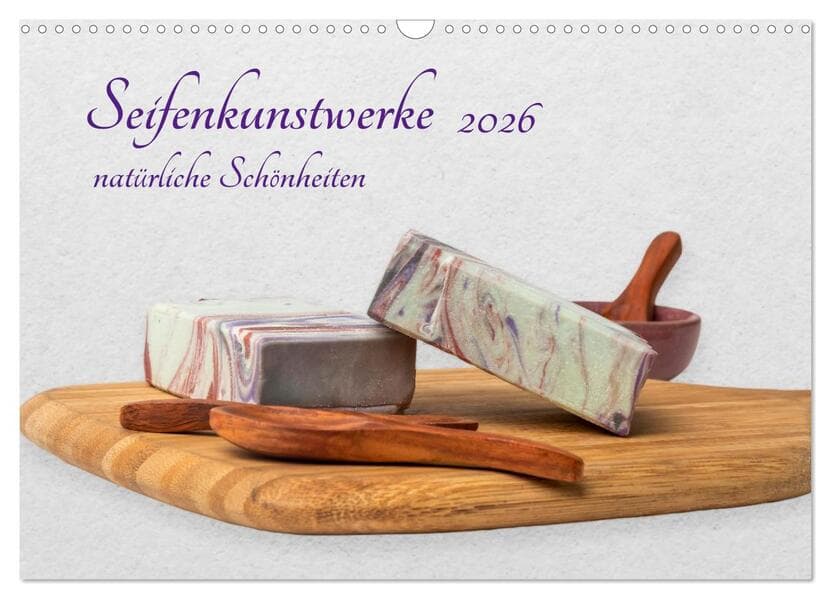 Seifenkunstwerke (Wandkalender 2026 DIN A3 quer), CALVENDO Monatskalender