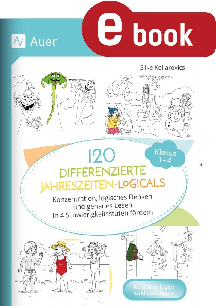 120 differenzierte Jahreszeiten-Logicals Kl. 1-4