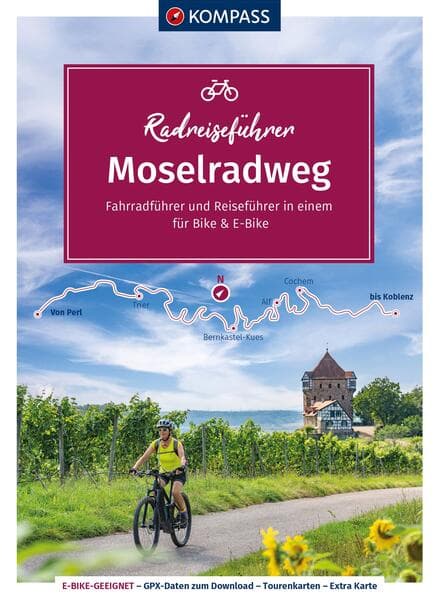 KOMPASS Radreiseführer Moselradweg