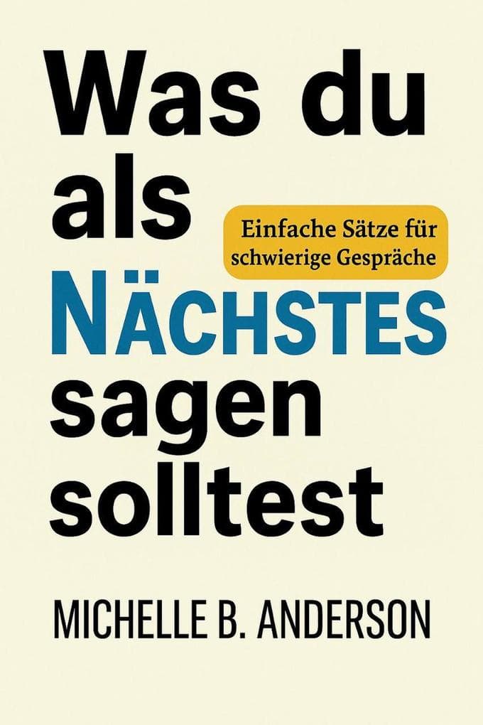 Was du als Nächstes sagen solltest: Einfache Sätze für schwierige Gespräche
