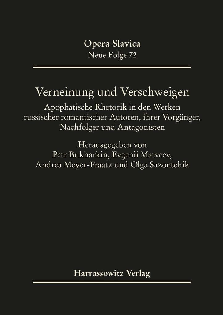 Verneinung und Verschweigen