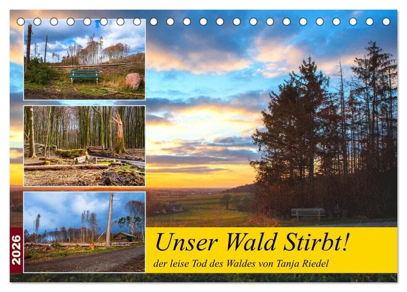Unser Wald Stirbt (Tischkalender 2026 DIN A5 quer), CALVENDO Monatskalender