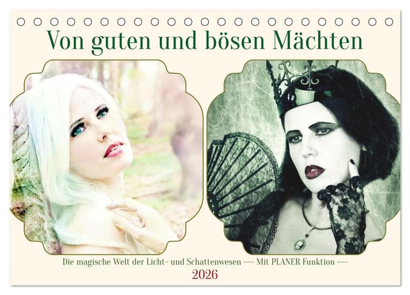Von guten und bösen Mächten (Tischkalender 2026 DIN A5 quer), CALVENDO Monatskalender