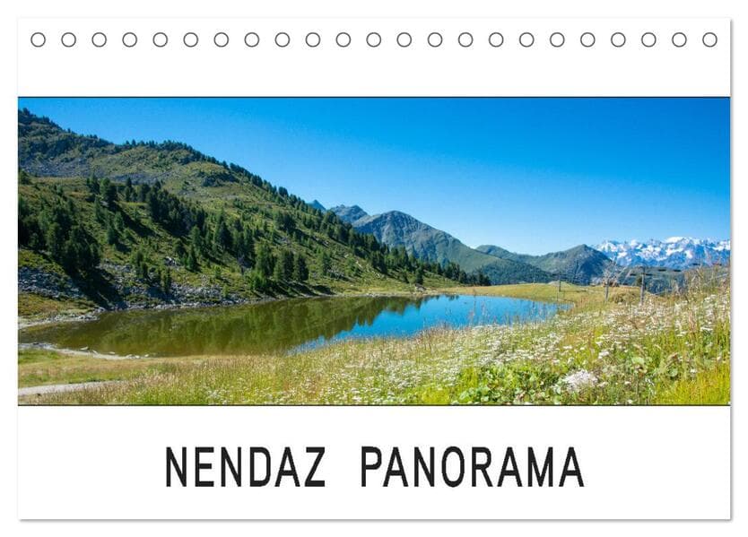 Nendaz Panorama (Tischkalender 2026 DIN A5 quer), CALVENDO Monatskalender