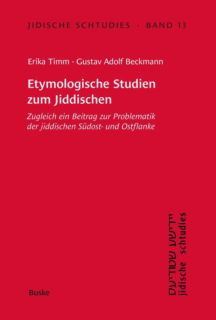 Etymologische Studien zum Jiddischen