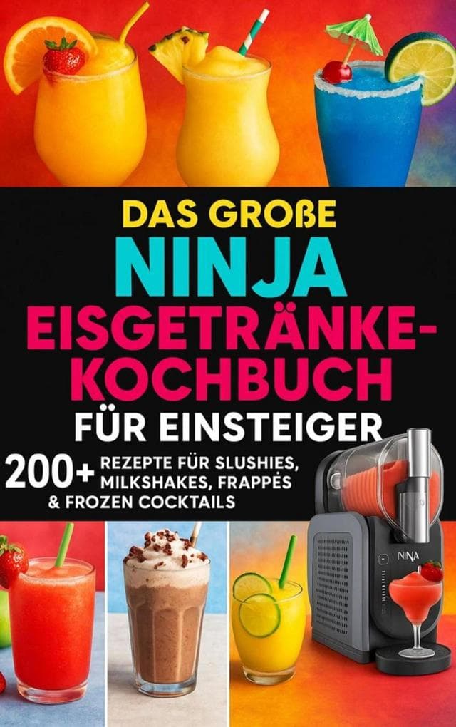 Das große Ninja Eisgetränke-Kochbuch für Einsteiger[FARBAUSGABE]