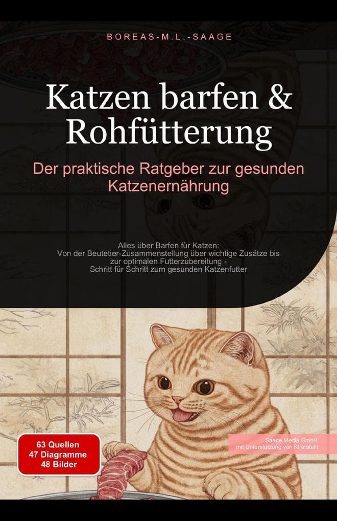 Katzen barfen & Rohfütterung: Der praktische Ratgeber zur gesunden Katzenernährung (BARF (DE), #2)