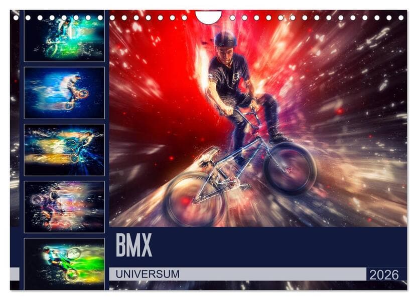 BMX Universum (Wandkalender 2026 DIN A4 quer), CALVENDO Monatskalender