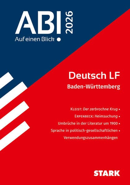 STARK Deutsch - Abi - Auf einen Blick! 2026 BW