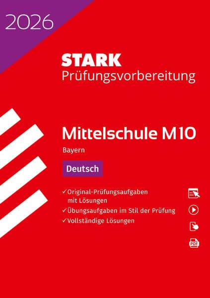 STARK Deutsch 10. Klasse - M10 Mittelschule 2026 Bayern - Prüfungsvorbereitung