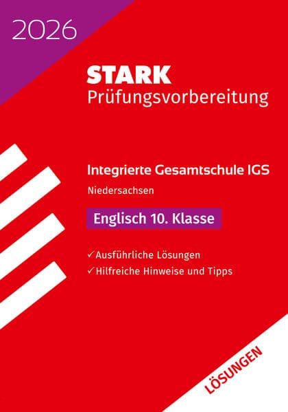 STARK Lösungen zu Englisch 10. Klasse - Integrierte Gesamtschule (IGS) 2026 Niedersachsen - Prüfungsvorbereitung