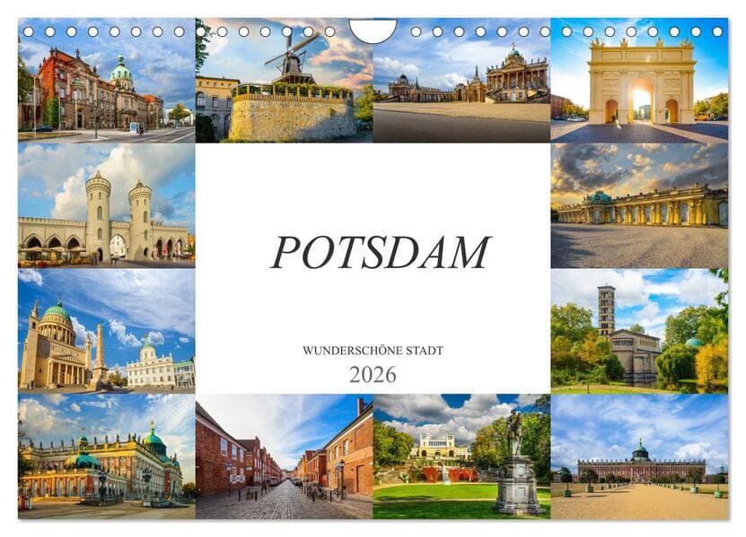 Potsdam Wunderschöne Stadt (Wandkalender 2026 DIN A4 quer), CALVENDO Monatskalender