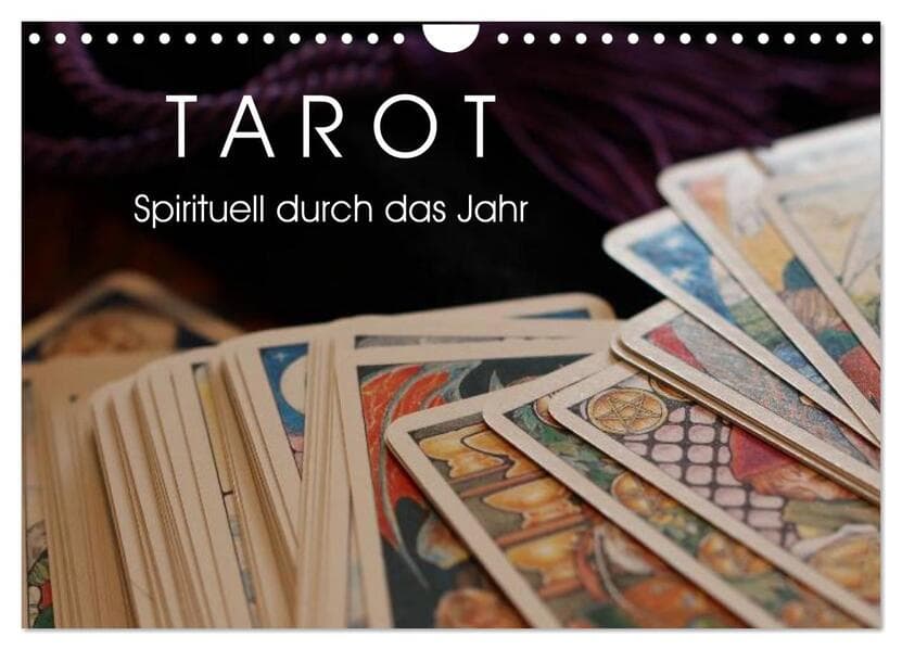 Tarot. Spirituell durch das Jahr (Wandkalender 2026 DIN A4 quer), CALVENDO Monatskalender
