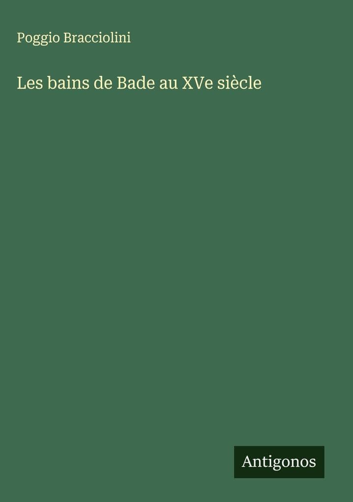 Les bains de Bade au XVe siècle